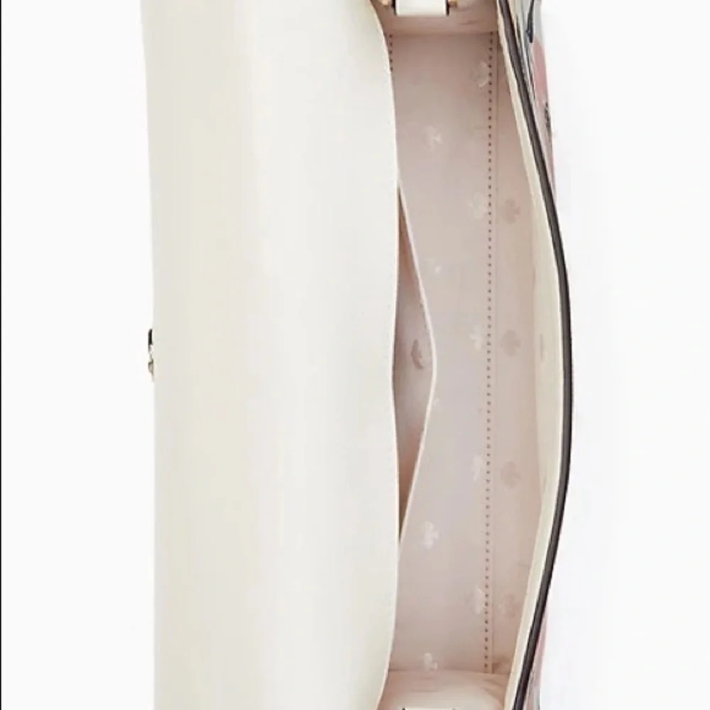Kate Spade New York Saffiano Crossbody Bag with Chain Strap Blush Pink NWT